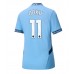 Manchester City Jeremy Doku #11 Hjemmedrakt Dame 2024-25 Kortermet